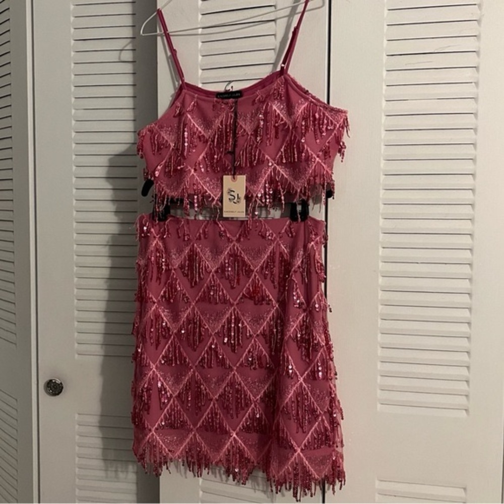 DISO Pink Sincerely Jules Sequin Set